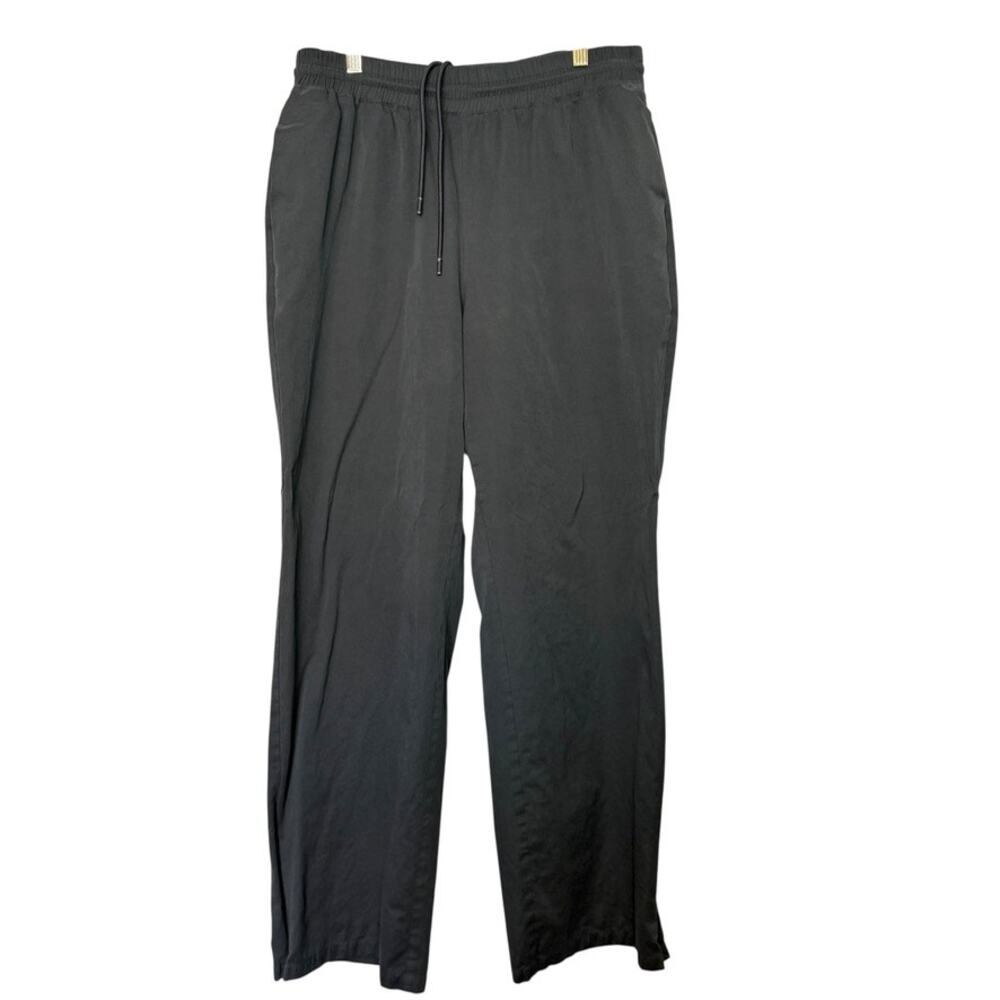 Good American Joggers Women 3/L‎ Army Green Pockets Stretch Activewear Casual